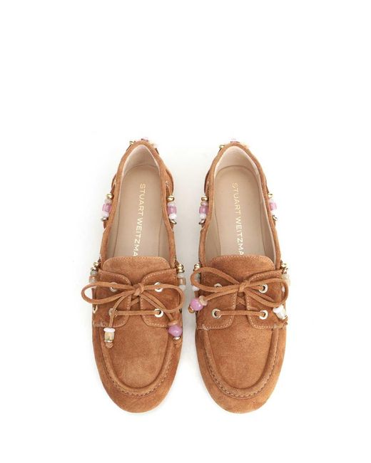 Stuart Weitzman Brown Moccasin