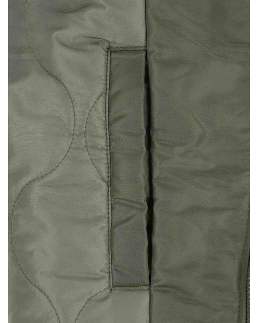 Entire studios Green Bomber Zip