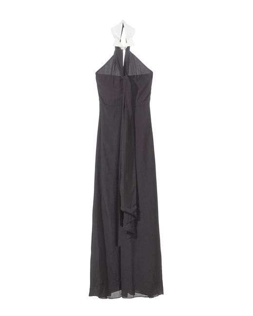 Karl Lagerfeld Blue Archive Long Dress