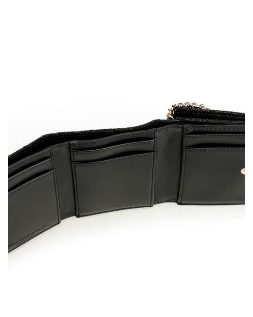 Stella McCartney Black Falabella Trifold Wallet