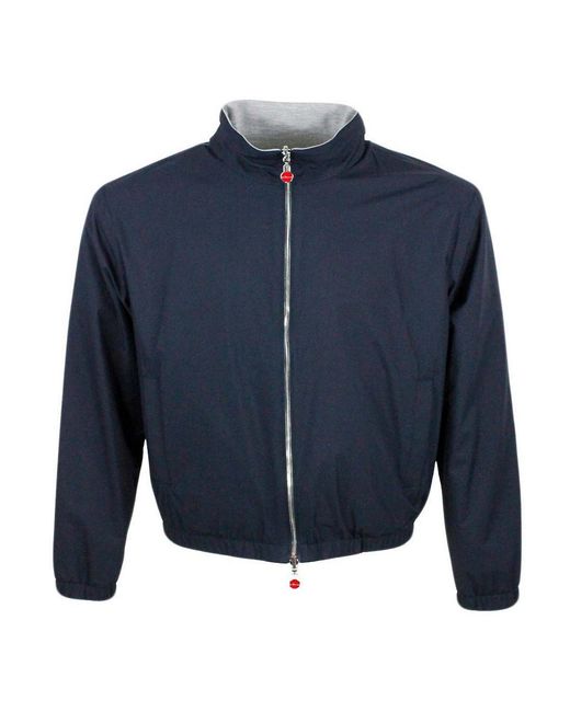 Kiton Blue Coats & Jackets for men