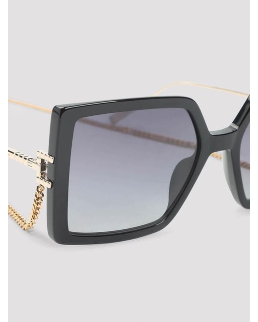 Chopard White Acetate Sunglasses