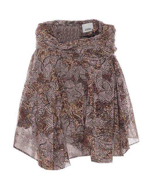Isabel Marant Brown Ochre Camia Skirt