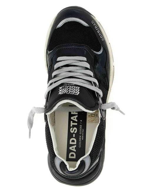 Golden Goose Deluxe Brand Black Running Dad Sneakers