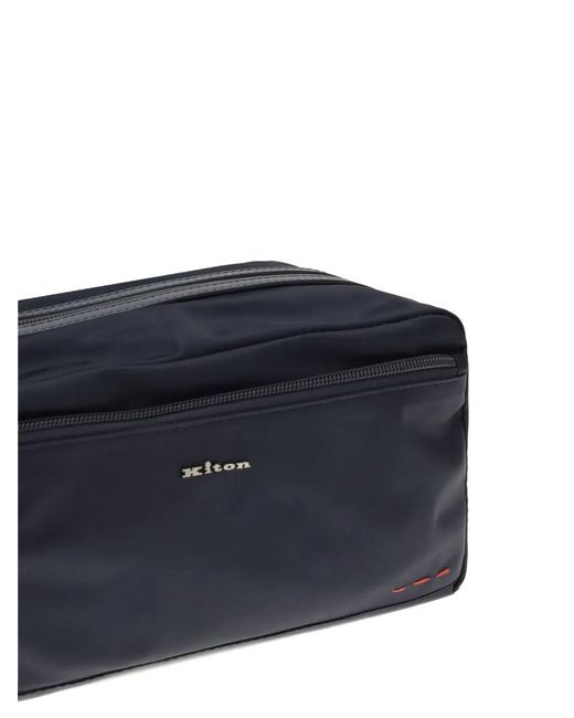 Kiton Blue Beauty Case for men