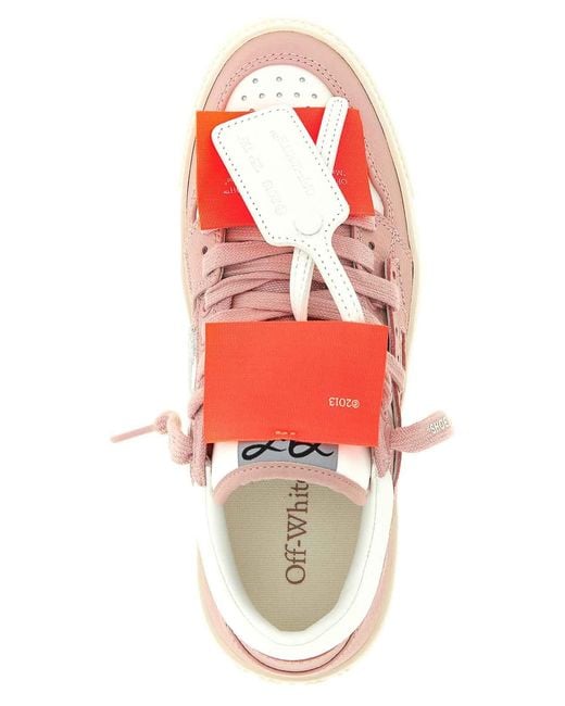 Off-White c/o Virgil Abloh Pink '3.0 Off Court' Sneakers