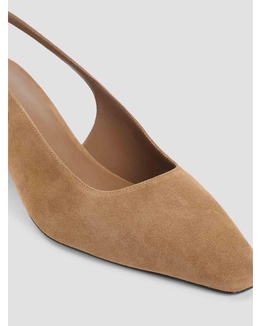 Stuart Weitzman Natural Stassi 50 Slingback Mules
