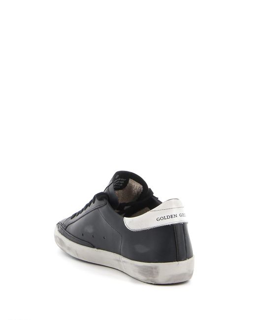 Golden Goose Deluxe Brand Black Superstar Classic Sneakers for men