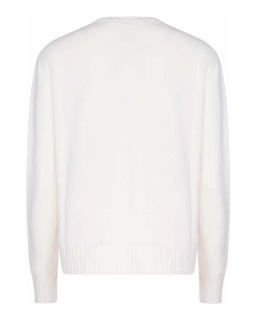 Max Mara White Viglio Sweater