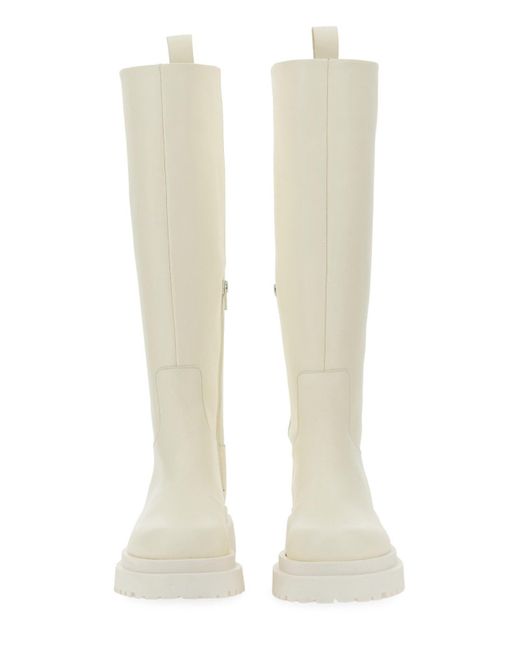 Leonie Hanne White Leather Boot