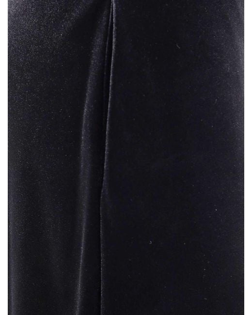 Emporio Armani Blue Velvet Trousers