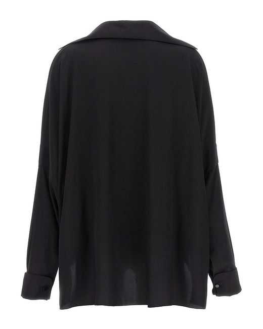 Tom Ford Black Crepe De Chine Shirt