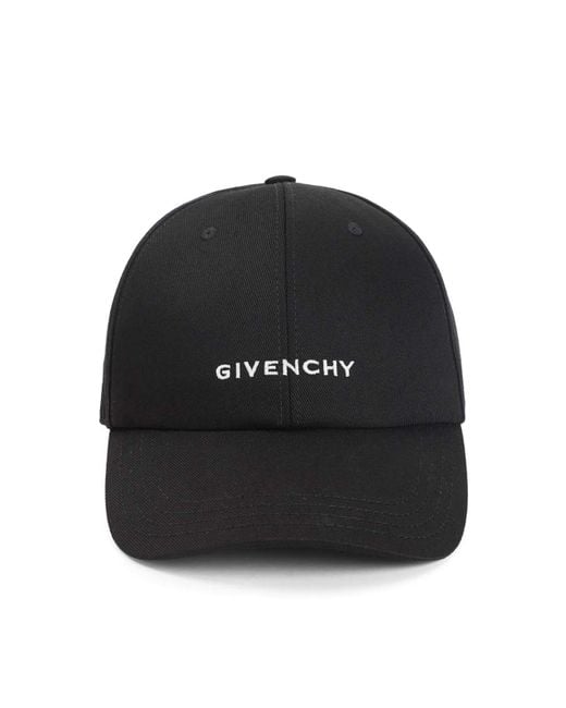 Givenchy Black Curved Cap for men