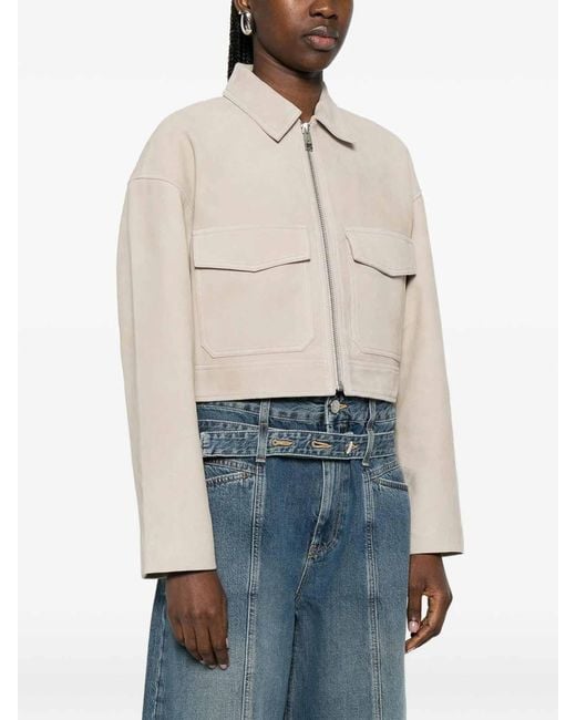 Anine Bing White Outerwear