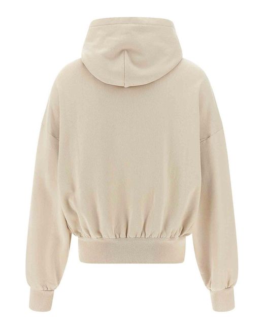 Dolce & Gabbana Natural Logo Print Hoodie for men