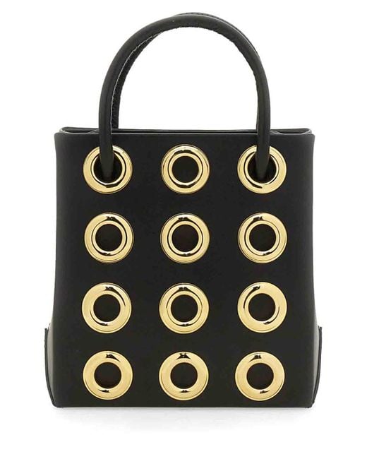 Moschino Black Leather Bag