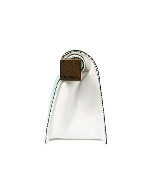 Jacquemus Green The Rond Carre Pochette