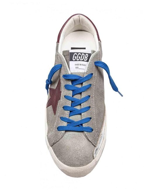 Golden Goose Deluxe Brand Gray Super Star Sneakers for men