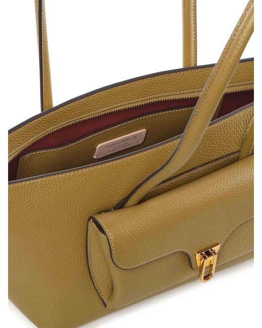 Borsa Beat Double di Coccinelle in White