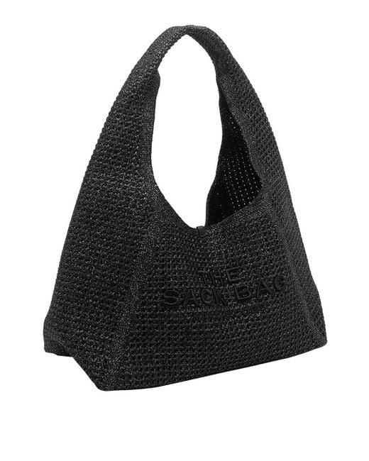 Marc Jacobs Black Onyx The Crochet Sack Bag