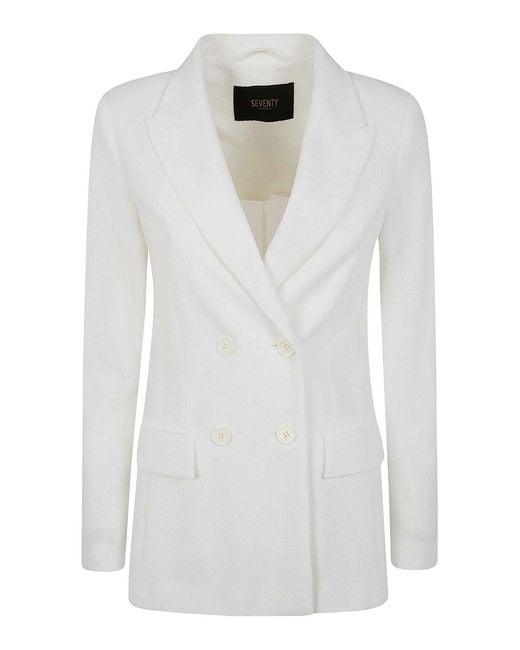 Seventy White Link Tech Bistretch Jacket