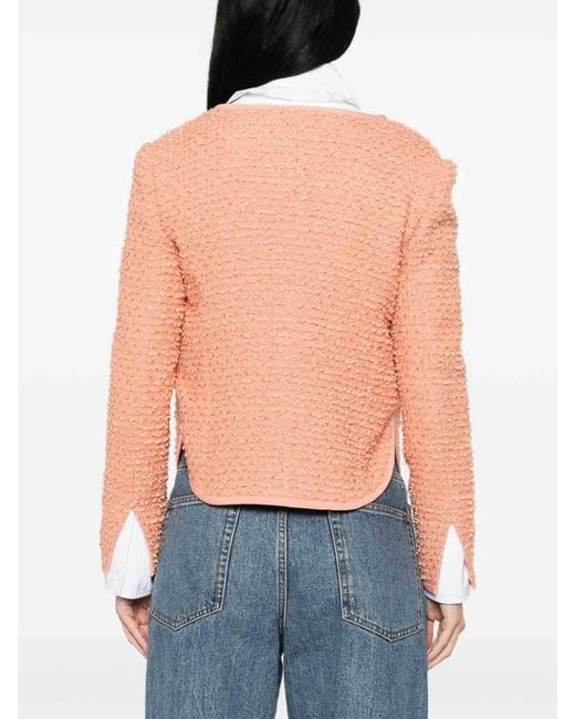 Emporio Armani Pink Wool Blend Jacket