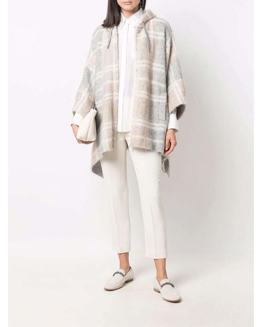 Brunello Cucinelli White Pull On Trousers