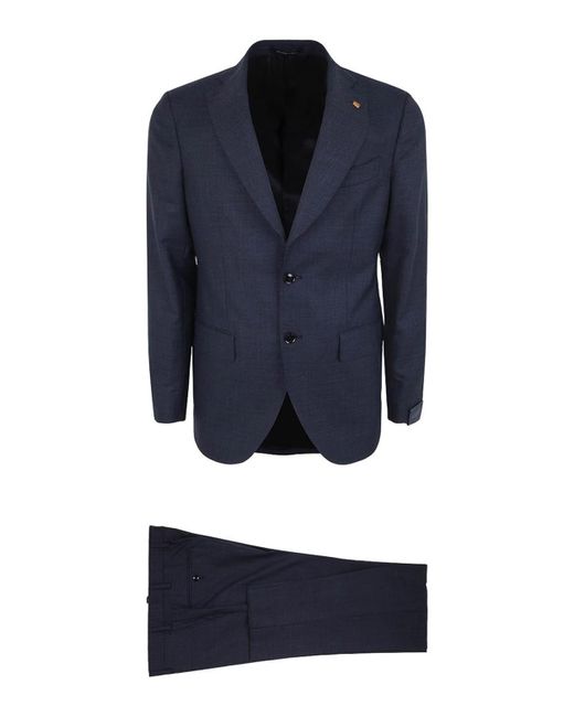 Sartoria Latorre Blue Two Buttons Suit for men