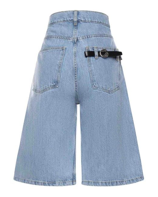 Coperni Blue Denim Bermuda Shorts