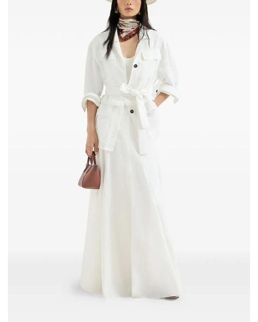 Brunello Cucinelli White Blouse
