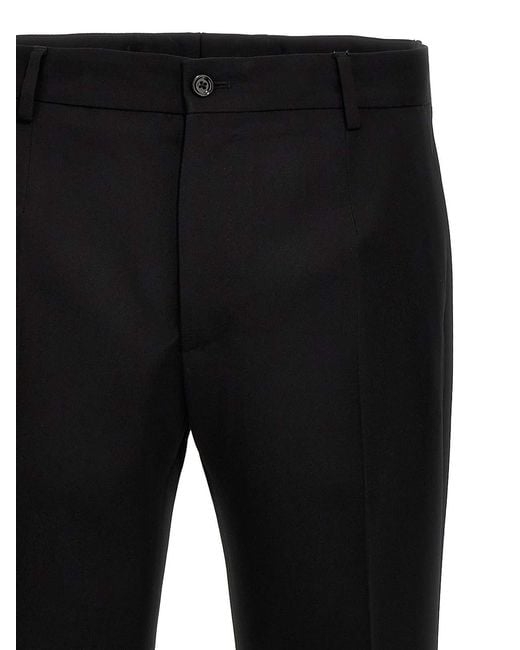 Dolce & Gabbana Black Flare Pants for men