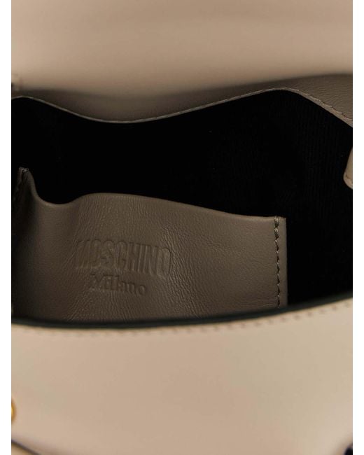 Moschino Natural Small Handbag