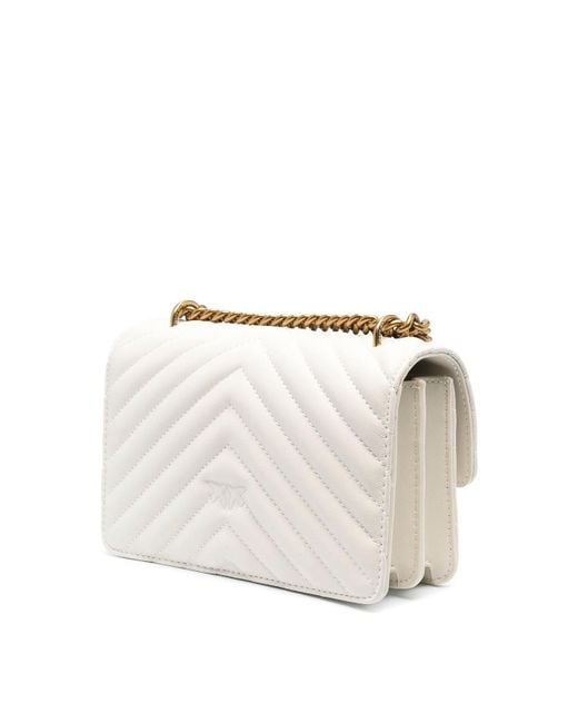 Pinko Natural Lovebird Quilted Bag