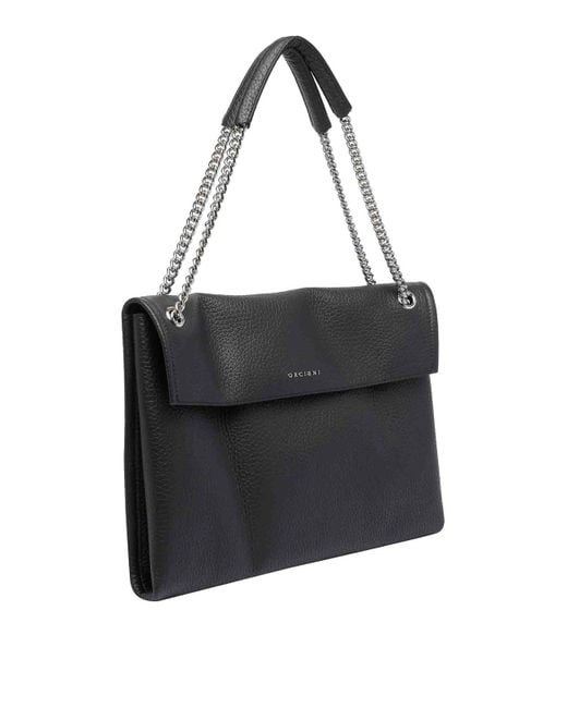 Borsa A Tracolla Nera di Orciani in Black