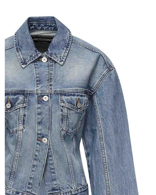 Jacquemus Blue La Veste De Nmes Jacket