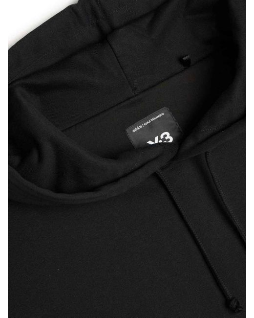 Y-3 Black Fl Hoodie for men