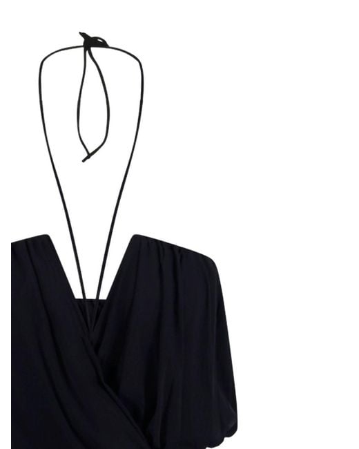 Amazuìn Black Giselle Deep Dress