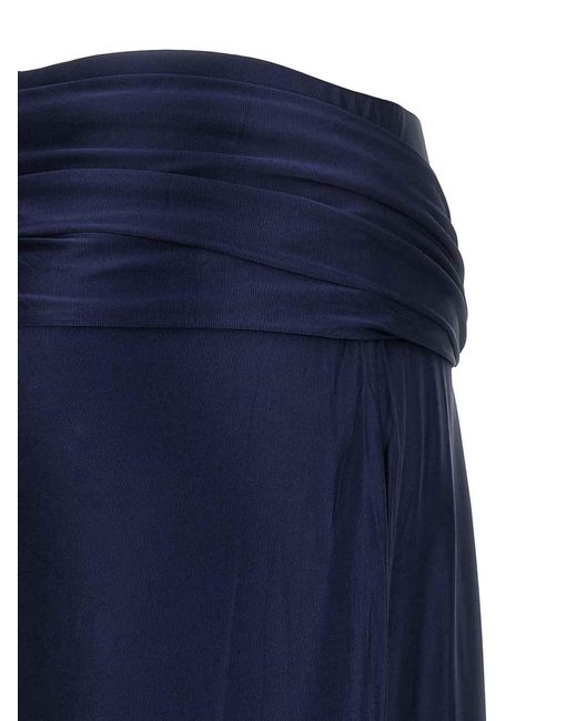 Rabanne Blue Piercing Skirt