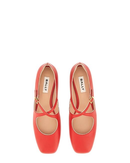 Bally Red Sandal Beliska