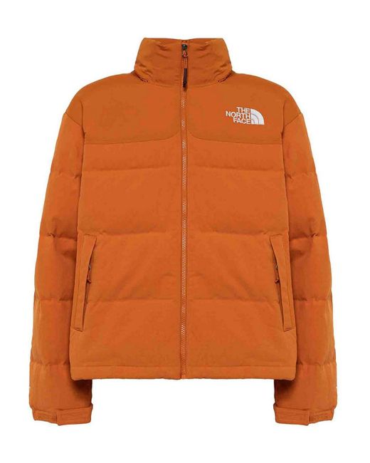 The North Face Orange Nuptse Jacket for men
