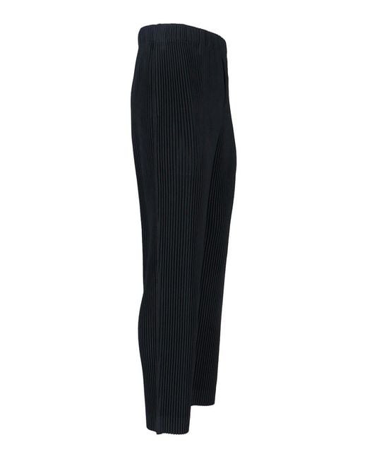 Homme Plissé Issey Miyake Black Pants for men