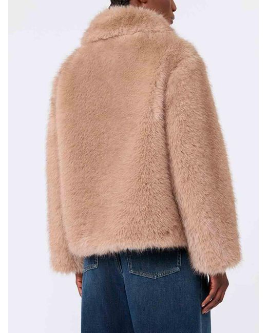 Max Mara Natural Maxmara 'S Faux-Fur Jacket