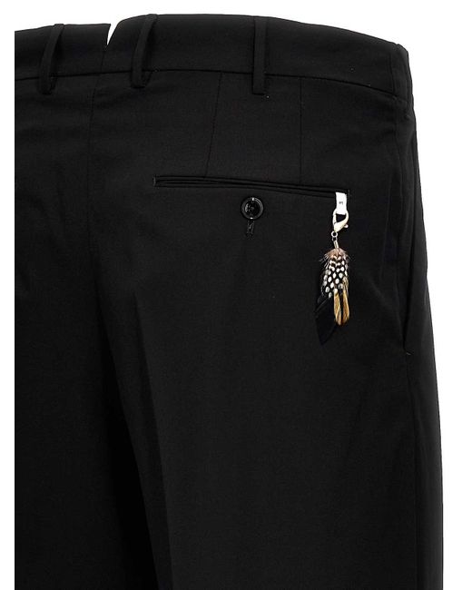 PT Torino Black Casual Pants for men