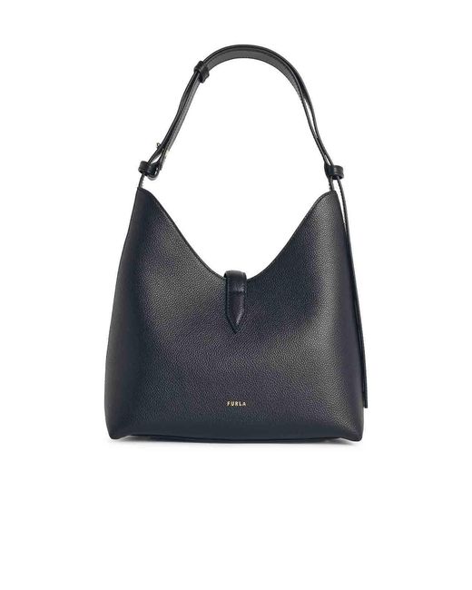 Furla Black S Leather Shoulder Bag