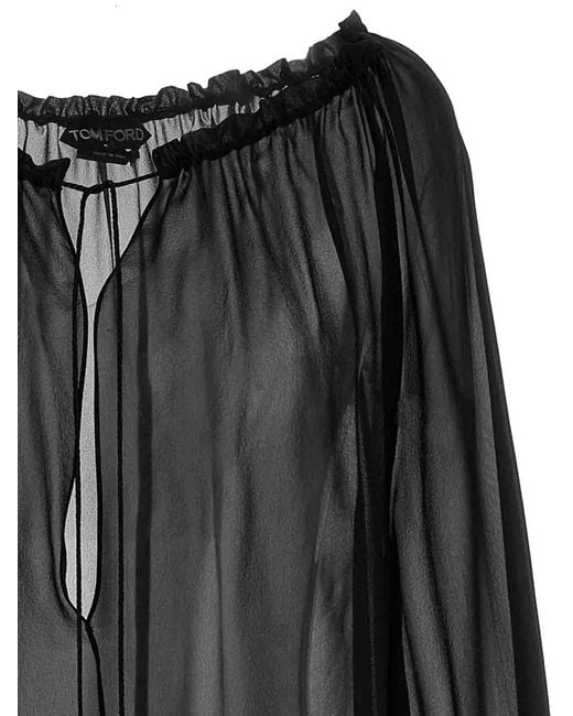 Camicetta Di Seta di Tom Ford in Black