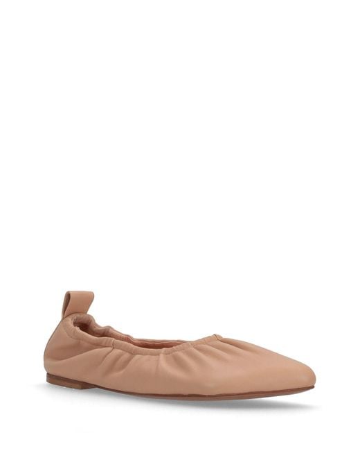 Niccolò Pasqualetti Natural Obliqua Soft Ballerinas