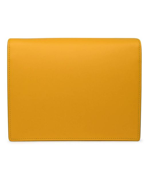 Dolce & Gabbana Orange Leather Bag