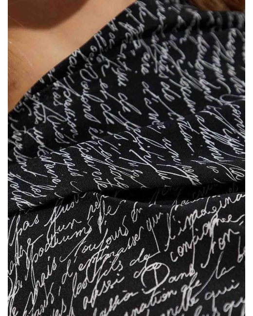 Camicia Stile Sciarpa di Balmain in Black