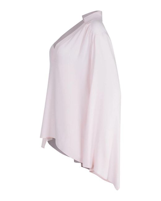 FEDERICA TOSI Pink Blouse Made Of Silk Blend