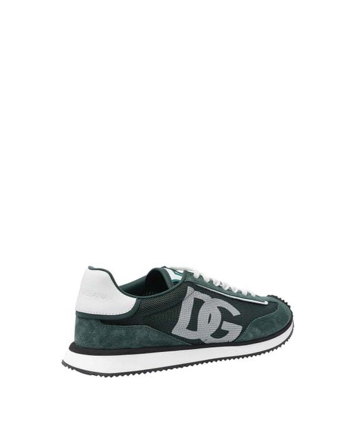 Dolce & Gabbana Green Dolce&Gabbana Aria Dg Runner Sneakers for men